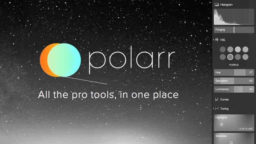 polarr photo editor